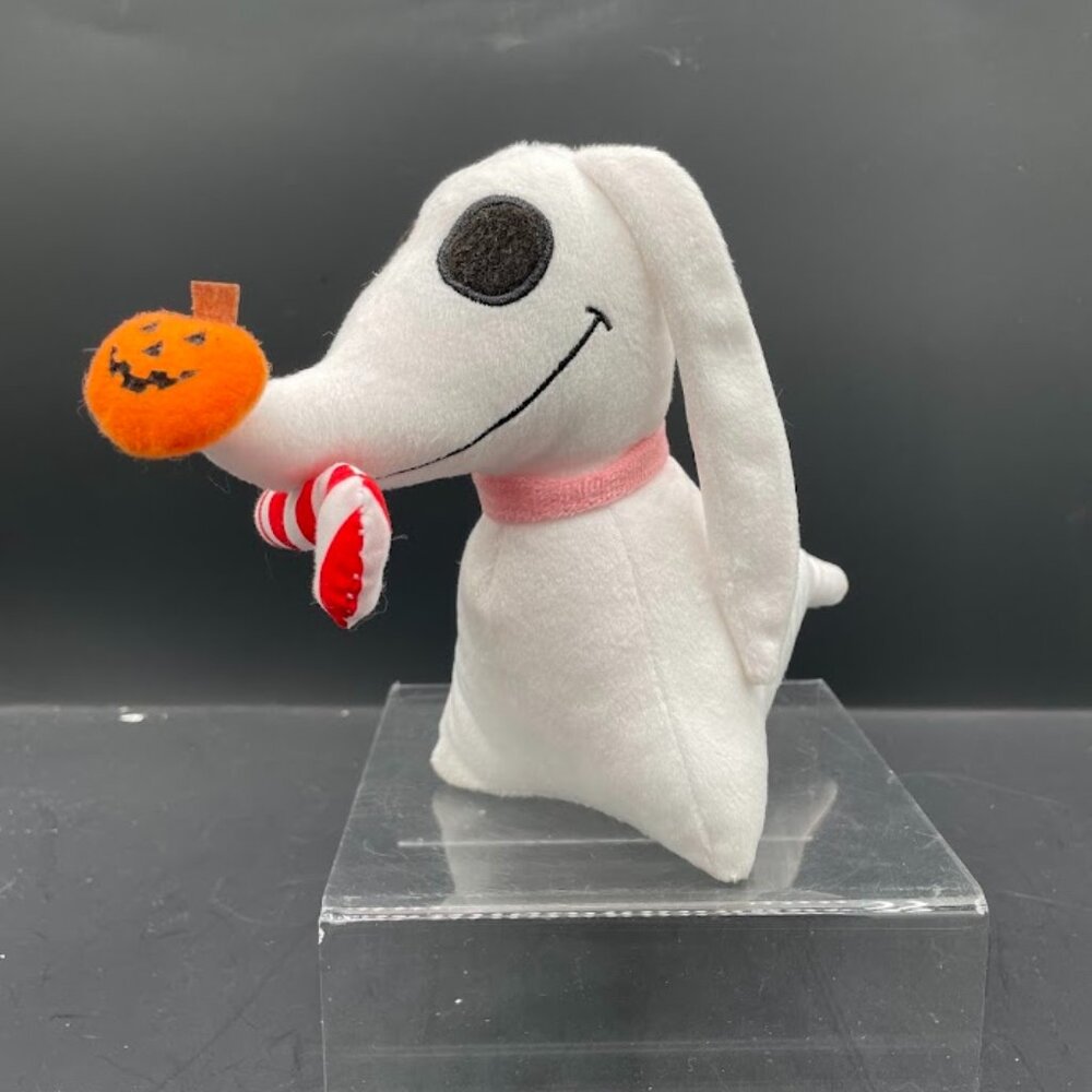 Kcare Nightmare Before Christmas Small Zero Plush Candy Cane Jack o Lantern Dog